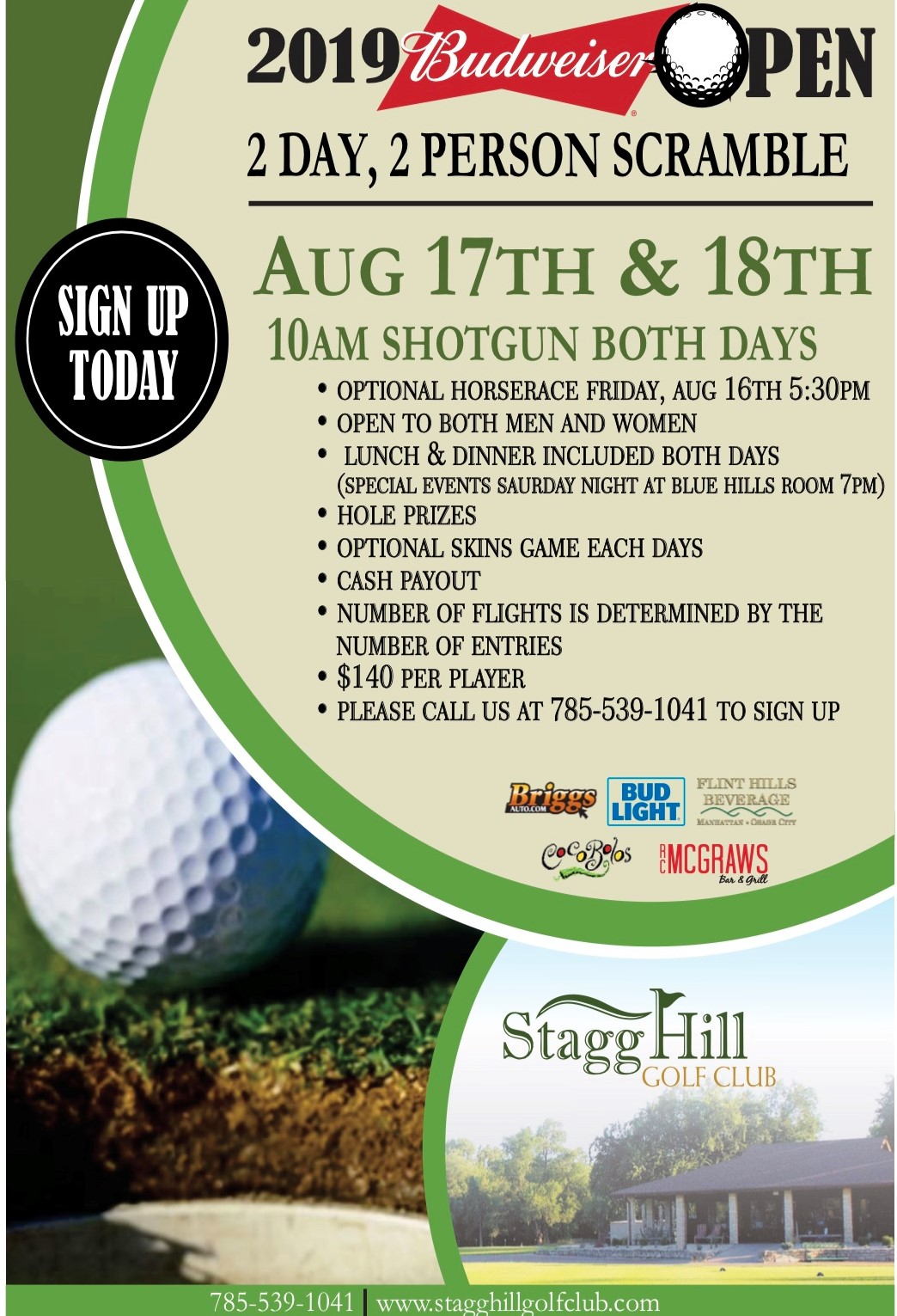 Stagg Hill Golf Club Tournaments